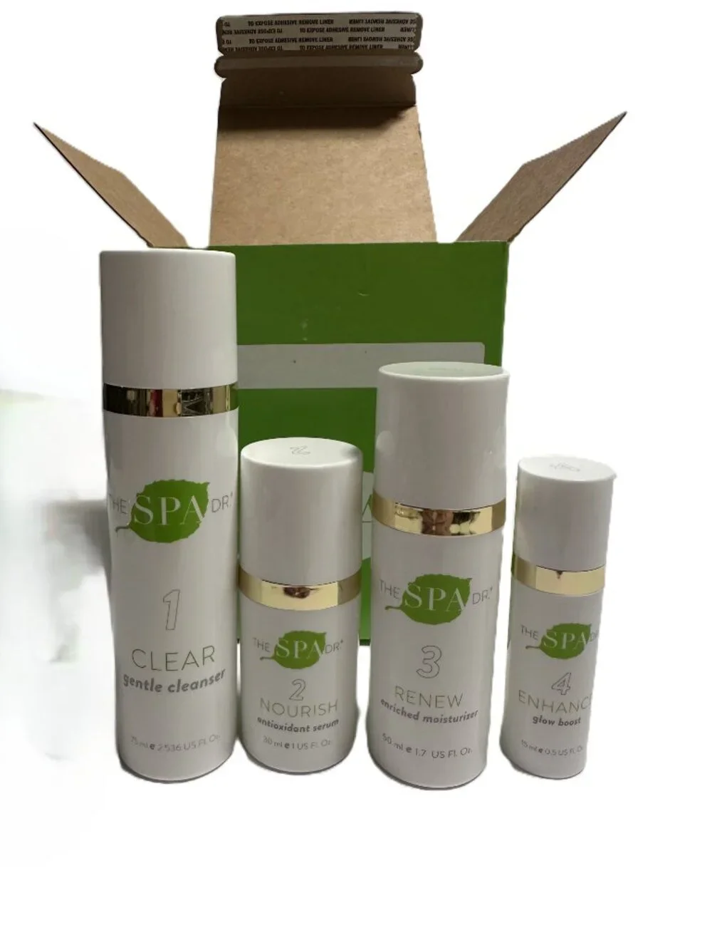 The Spa Dr. 4-Step Daily Essentials Skincare System NEW